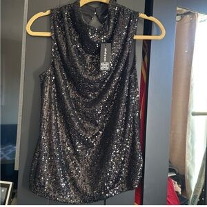 Cable and Gauge sequin top